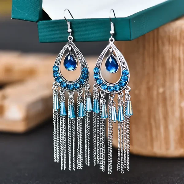 Boho-Chic Multi-Layer Tassel Earrings